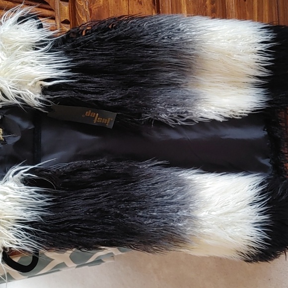 Nwt Fabulous Faux Fur Ombre Vest One Size - Picture 3 of 8